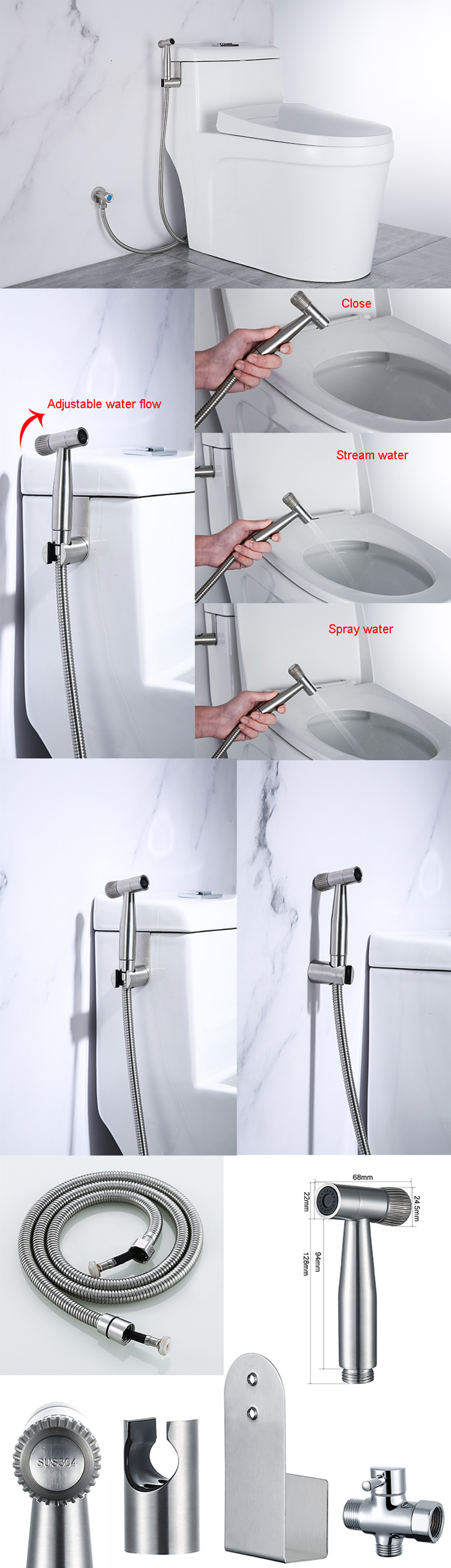 Handheld Toilet Bidet Sprayer Handheld Toilet Bidet Sprayer