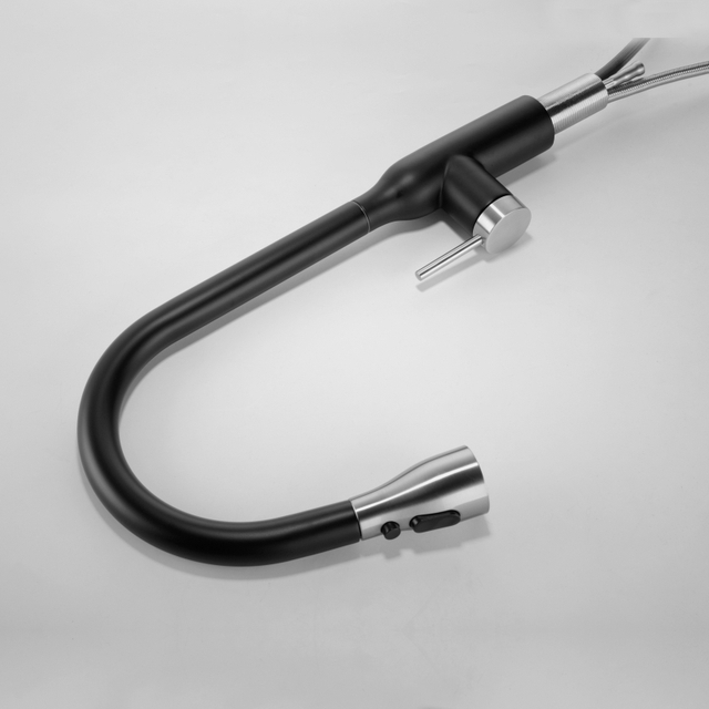 Ycfaucet 304 Stainless Steel Kitchen Faucet with Pull Down Sprayer