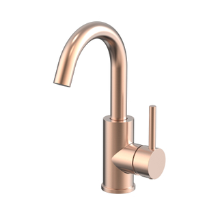 304 Stainless Steel Sour Copper Rose Gold Bathroom Small Three-way Basin Faucet