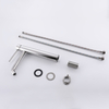 CUPC Certified High Quality 304 Stainless Steel Chrome Bathroom Basin Tall Waist Faucets