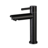 304 Stainless Steel Black Bathroom Basin Single Cooled Faucet