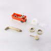 Luxury 304 Stainless Steel Brushed Gold Wall Mount Bathroom Sink Faucet