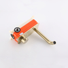 Modern 304 Stainless Steel Brushed Gold Wall Mount Single Handle Bathroom Sink Faucet