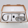 Modern Brushed Nickel Single Handle Single Hole spring pull down kitchen faucet