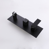 304 Stainless Steel black Wall Mounted Bathroom Concealed shower faucet set