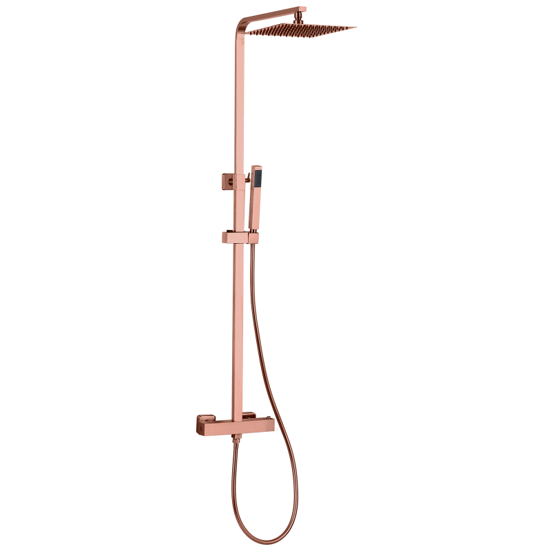 304 stainless steel Sour copper rose gold Bathroom Thermostatic Shower mixer