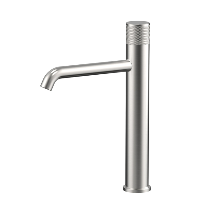 304 Stainless Steel Brushed Nickel Ycfaucet Single Handle Bathroom Basin Tall Waist Faucets