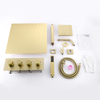 Modern Brushed Gold Bathroom 3-function Concealed Thermostatic Shower Mixer Set