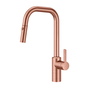 304 Stainless Steel Copper Rose Gold 360 Degrees Pull Down Kitchen Sink Faucets