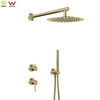 YC-316IS006S Concealed Shower Set 316 L Stainless Steel Wall Mounted Shower Faucet / Mixer