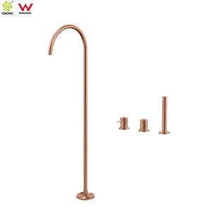 YC-316IS0013 Free Standing Bathtub Faucet 316L Stainless Steel Bathtub Mixer Tap 