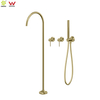 YC-316IS005S3 Free standing bathtub shower set 316 L Stainless Steel bathtub hand shower 