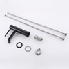 CUPC Certified High Quality 304 Stainless Steel Matte Black Bathroom Single Handle Basin Faucet