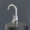 304 Stainless Steel Brushed Bathroom Small Three-way Basin Faucet