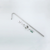 Modern 304 Stainless Steel Brushed Nickel Bathroom Floor Type Single Handle Basin Faucet