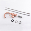 304 Stainless Steel Sour Copper Rose Gold Bathroom Small Three-way Basin Faucet