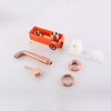 Luxury 304 Stainless Steel Copper Rose Gold Wall Mount Bathroom Sink Faucet
