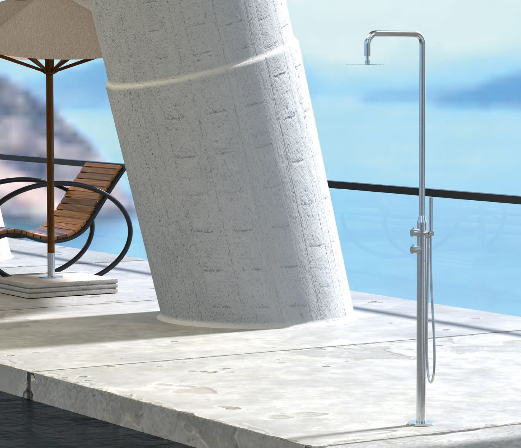 stainless steel shower head