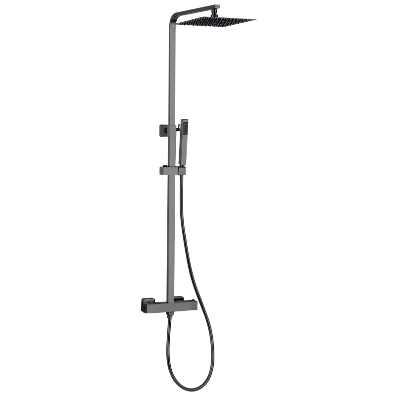 304 stainless steel gun grey Bathroom Thermostatic Shower mixer
