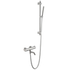 304 Stainless Steel brushed nickel Bathroom 2-function Thermostatic Hand Held Shower Set