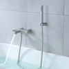 Modern Brushed Nickel Bathroom Thermostatic Shower And Tub Faucet Sets
