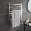 Bathroom Square 304 Stainless Steel 8 Bar Hot Water Heater Towel Drys Rack 