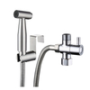Free press Portable jet fresh water shower holder set 304 stainless steel hand held toilet bidet spray gun