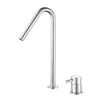Modern 304 Stainless Steel Chrome Two Hole Separate Handle Bathroom Basin Faucet