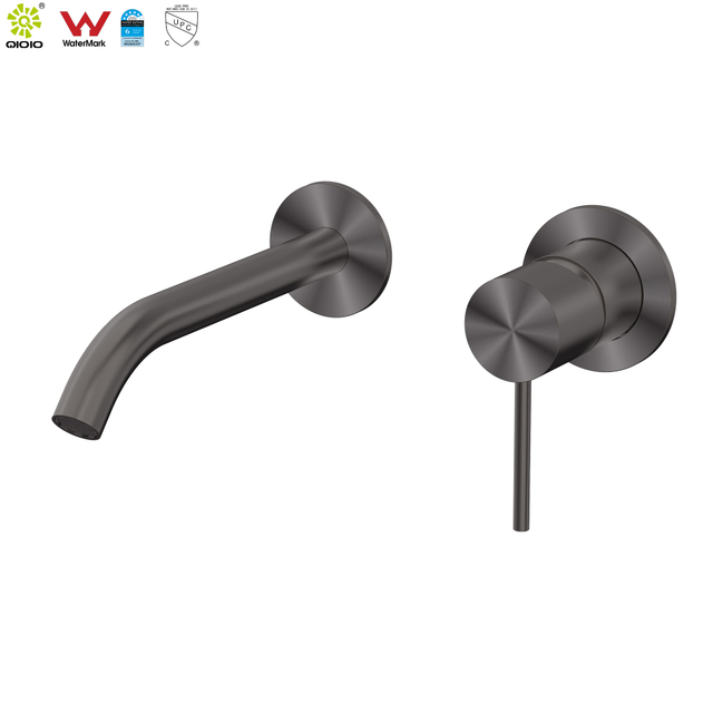 YC-316IS004 wall mount faucet 316L Stainless Steel Wall mounted Bathroom faucet Concealed Basin Mixer Wall Basin Mixer Set