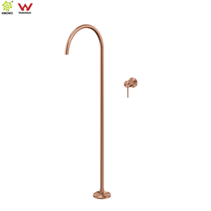 YC-316IS0011 Free Standing Basin Mixer Faucet 316L Stainless Steel Water Taps