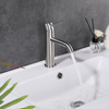 304 Stainless Steel Brushed Nickel Bathroom Sink Faucet