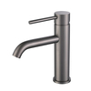 CUPC Certified High Quality 304 Stainless Steel Gun Grey Bathroom Single Handle Basin Faucet