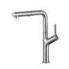 Modern 304 Stainless Steel Brushed 360 Degrees Pull Out Kitchen Sink Faucets