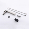 CUPC Certified High Quality Square 304 Stainless Steel Brushed Nickel Bathroom Basin Tall Waist Faucet