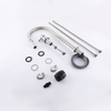 304 Stainless Steel Brushed Separate Handle Pull Down Kitchen Sink Faucets