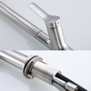 Modern 304 stainless steel Brushed Nickel spring pull down kitchen faucet