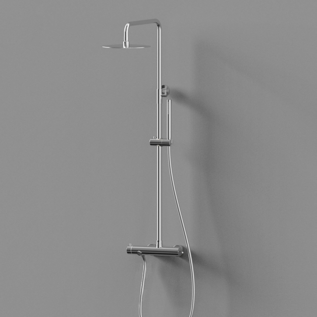 Modern 304 Stainless Steel Bathroom Black Shower Faucet Set