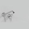 304 Stainless Steel Brushed Nickel Single Hole Wall Mount Bathroom Vessel Sink Faucets