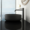 316 Stainless Steel matte black Bathroom Single Hand Basin Faucet