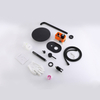 Wall Mounted Hidden 304 Stainless Steel Black Rainfall Bathroom Shower Mixer Set 