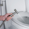 High Pressure 304 Stainless Steel Brushed Handheld Toilet Bidet Sprayer