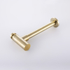 Brushed Gold Wall Hidden Waste Pipe Drain Bathroom Decorative Basin Sink Stainless Steel Bottle Trap Siphon 