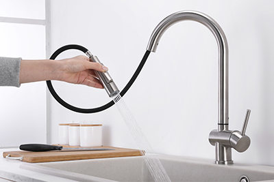 single hole kitchen faucet