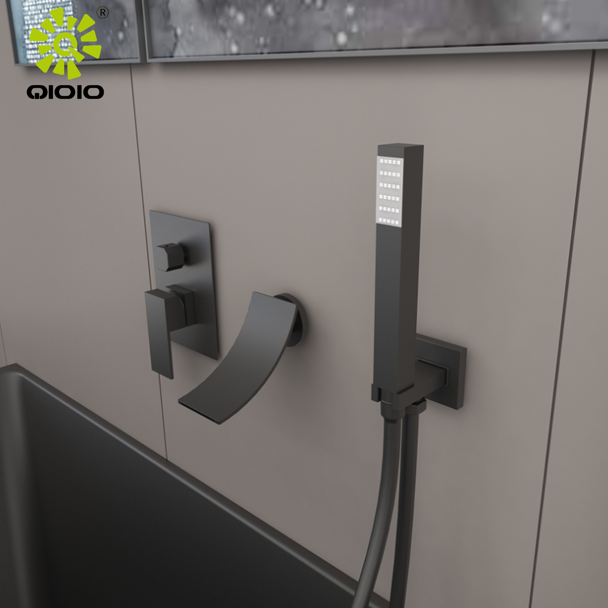wall mount bathroom faucet