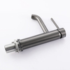 CUPC Certified High Quality 304 Stainless Steel Gun Grey Bathroom Single Handle Basin Faucet
