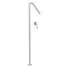 Modern 304 Stainless Steel Chrome Bathroom Floor Type Single Handle Basin Faucet