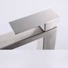 CUPC Certified High Quality Square 304 Stainless Steel Gun Black Bathroom Basin Tall Waist Faucet