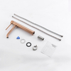 CUPC Certified High Quality 304 Stainless Steel Rose Gold Bathroom Basin Tall Waist Faucets