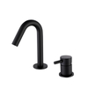 Luxury 304 Stainless Steel Matte Black Two Hole Separate Handle Bathroom Sink Faucet