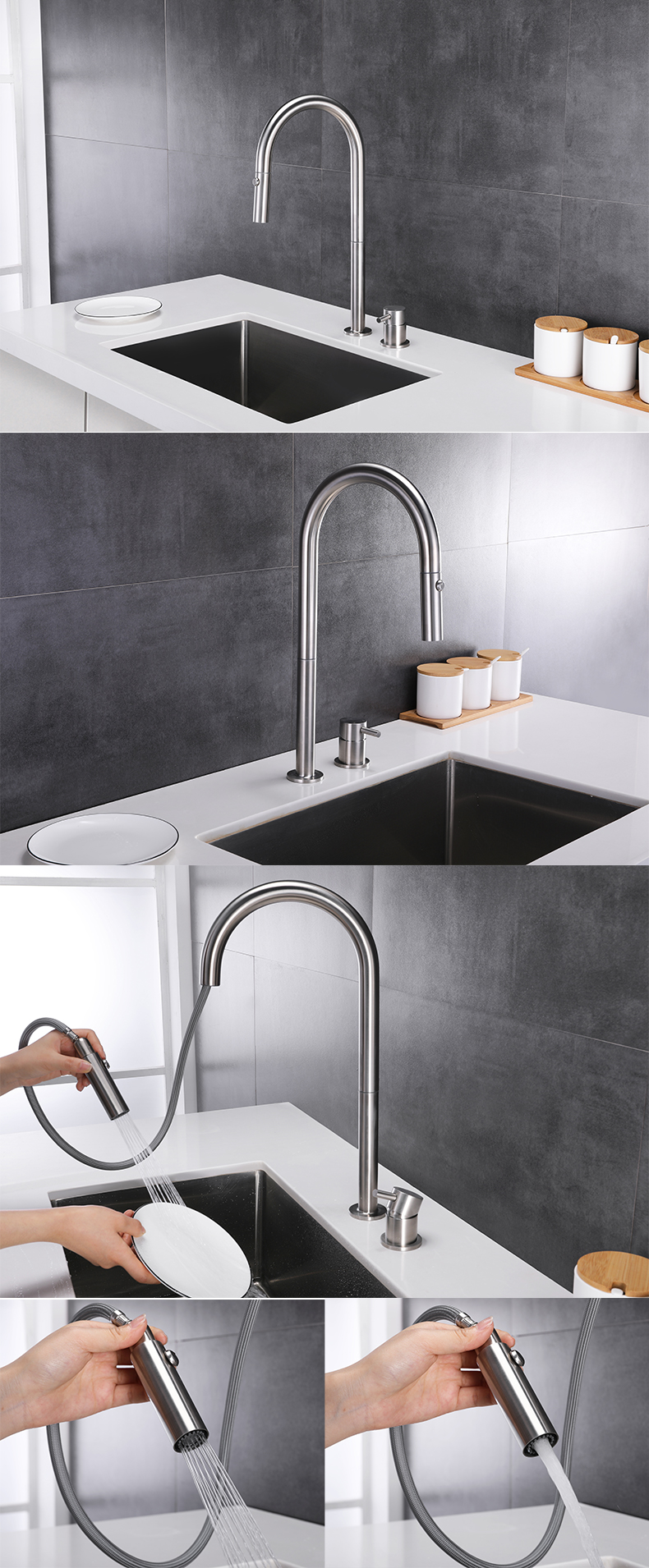 single handle kitchen faucet